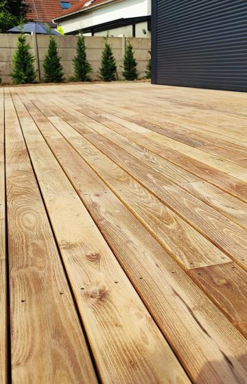 terrasse en bois Robinier faux acacia Bailly Romainvilliers 77