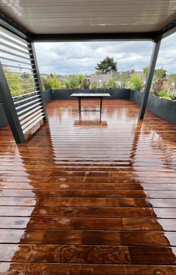 Installation de terrasse sur toit-terrasse dans la Marne (51)