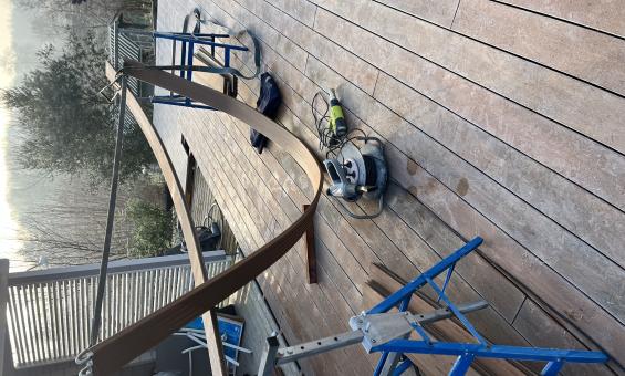 Terrasse composite design Montévrain