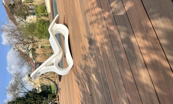 Structure double ossature sur plots PVC