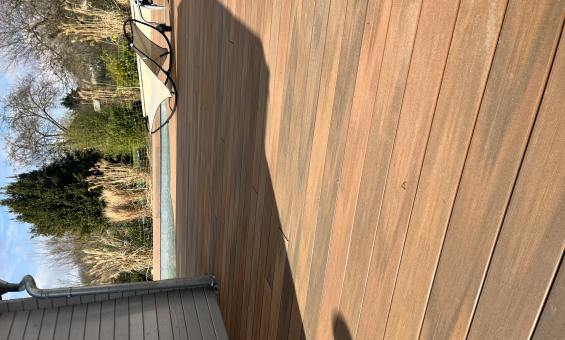 Structure bois classe 4 terrasse composite