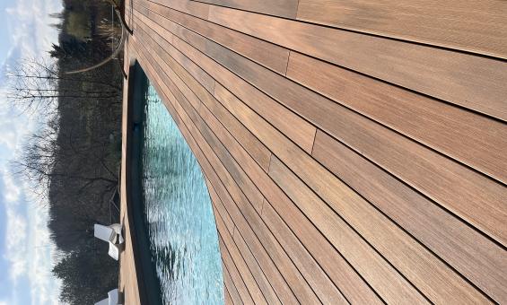 Chantier terrasse piscine Marne-et-Gondoire