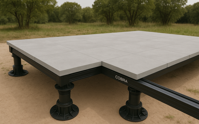 terrasse en grès cérame à Nandy (77176)