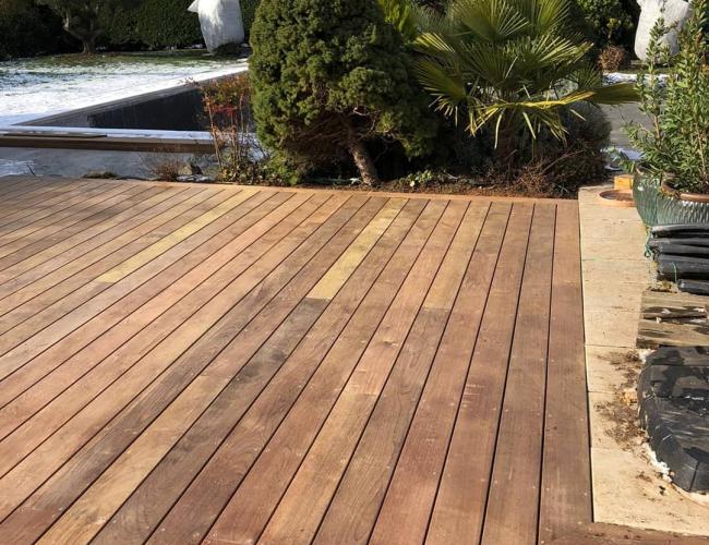 Terrasse en bois exotique IPE à Servon (77)