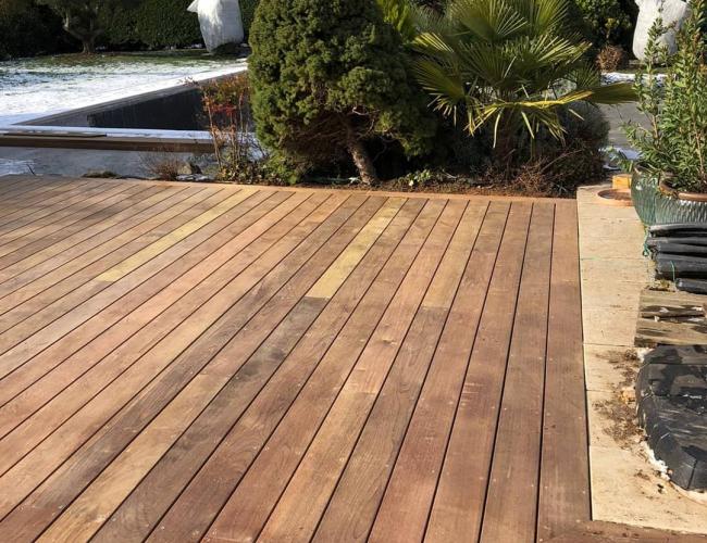 Terrasse en bois exotique IPE à Servon (77)