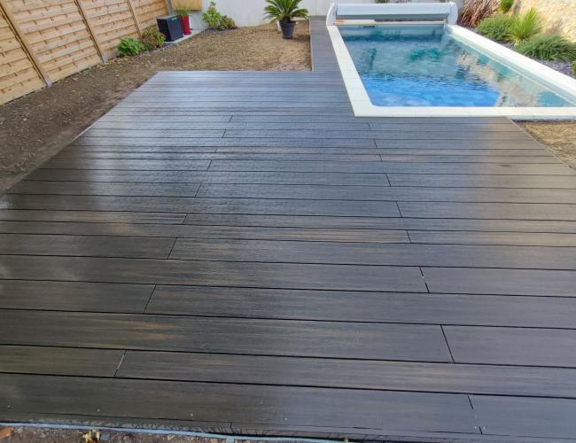 terrasse en bois composite
