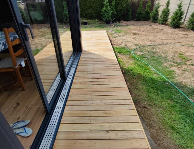 terrasse en bois Robinier faux acacia Bailly Romainvilliers 77