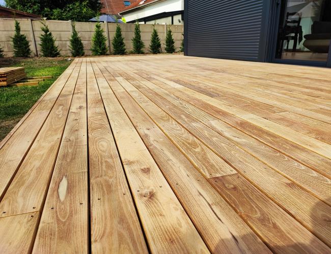 terrasse en bois Robinier faux acacia Bailly Romainvilliers 77