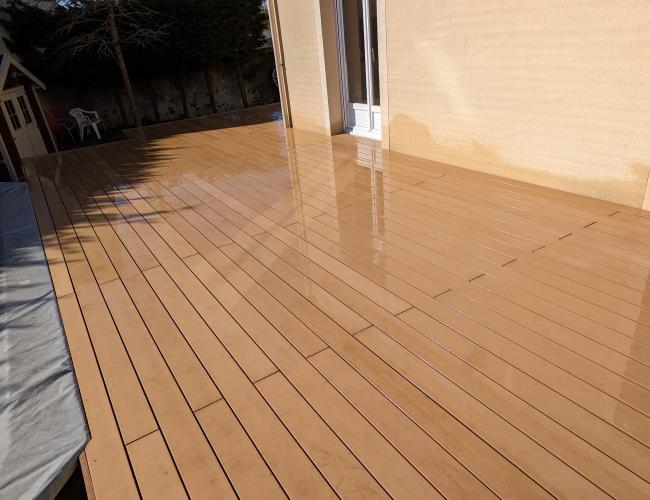 constructeur de terrasse en bois composite