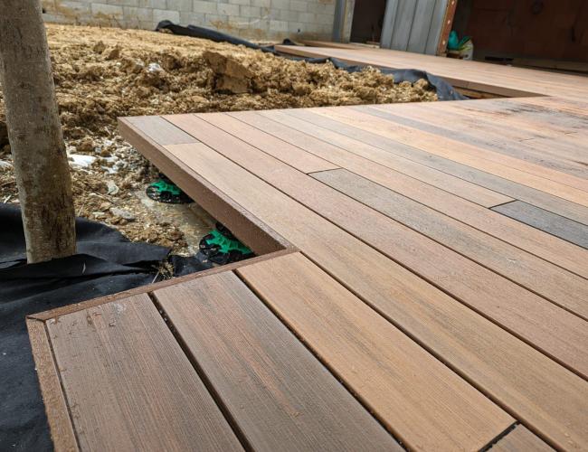 terrasse en bois composite Île de France