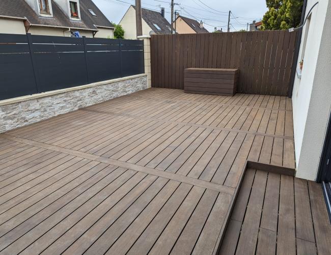 poseur de terrasse en bois exotique dans la Seine et Marne 77 