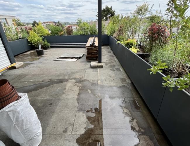 Terrasse haut de gamme bois Kebony et aluminium Grad à Melun (77000)