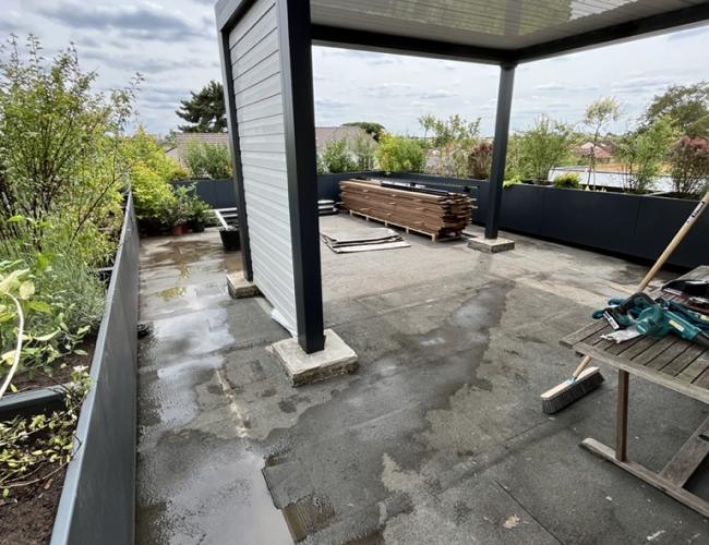 Pergola bioclimatique pour terrasse moderne à Provins (77160)