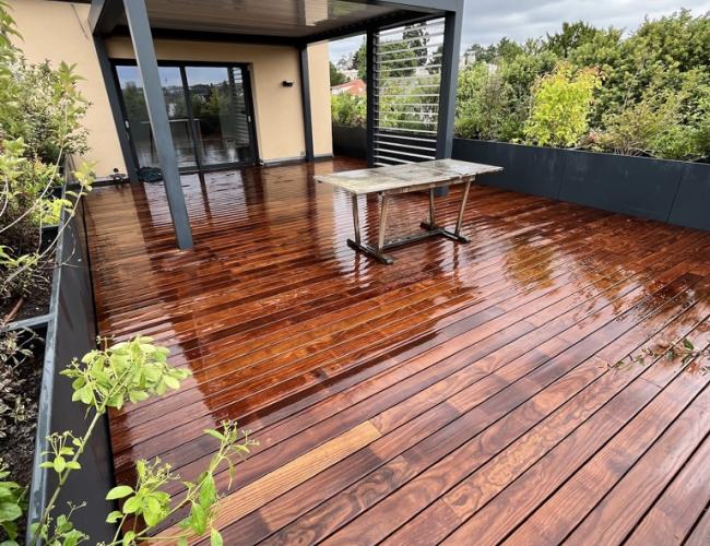 Éclairage extérieur pour terrasse bois Kebony à Coulommiers (77120)