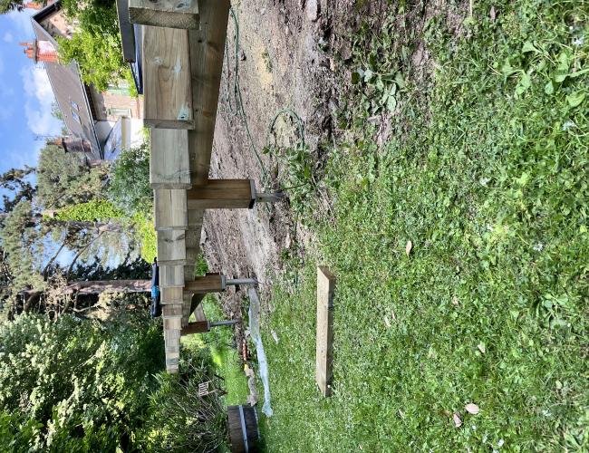 Combien coûte une terrasse sur pilotis en bois composite en 2025 ?