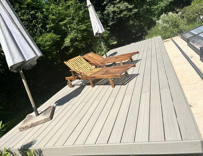 Constructeur de terrasse composite sur pilotis à Meaux et Melun