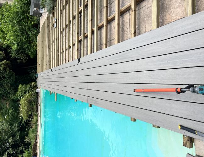 finition haut de gamme terrasse composite
