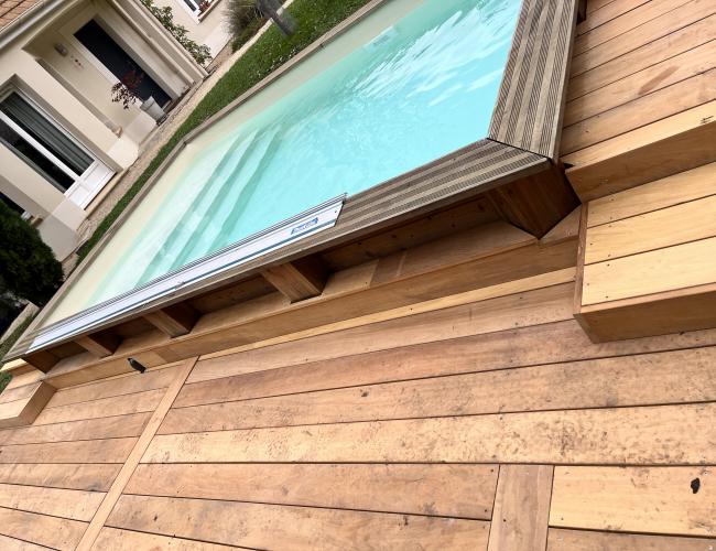Terrasse piscine bois : comparer Garapa, Cumaru et Ipé