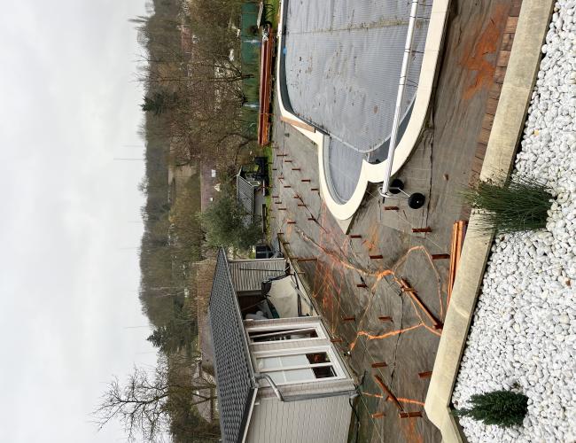 Terrasse bois composite haut de gamme à Montévrain