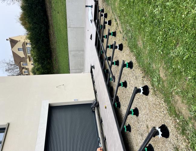 terrasse en carrelage sur plots pvc 77