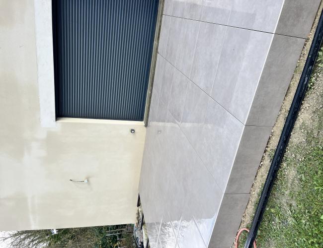 terrasse céramique sur plots 77